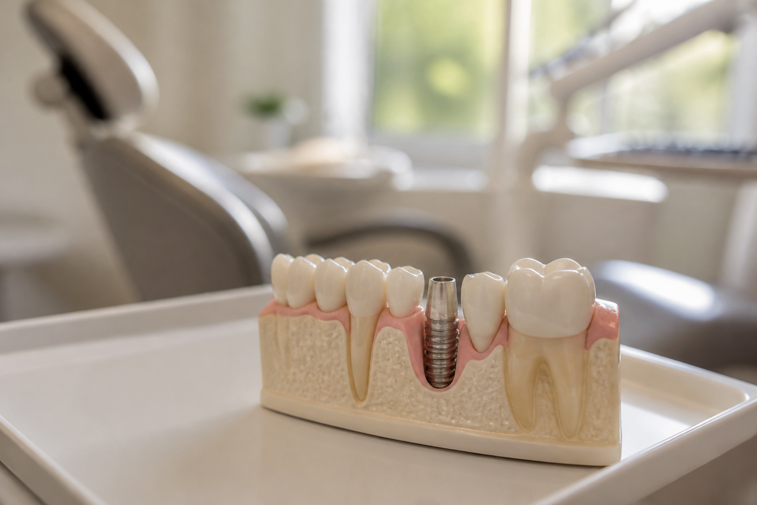 Implantes dentales para dientes faltantes: un diente o varios